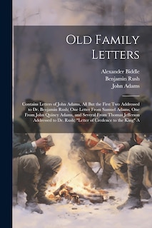 Front cover_Old Family Letters