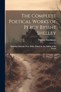 Front cover_The Complete Poetical Works of Percy Bysshe Shelley