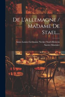 Couverture_De L'allemagne / Madame De Stael...