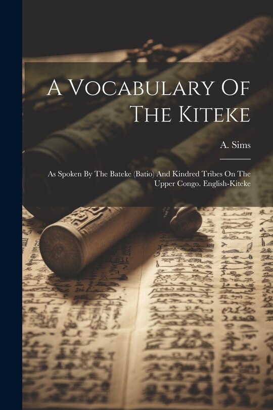 Couverture_A Vocabulary Of The Kiteke
