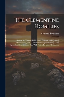 Front cover_The Clementine Homilies