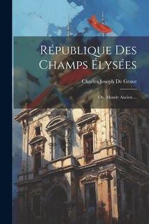 Front cover_République Des Champs Élysées