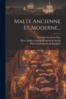 Couverture_Malte Ancienne Et Moderne...