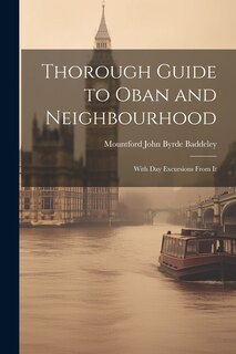 Front cover_Thorough Guide to Oban and Neighbourhood