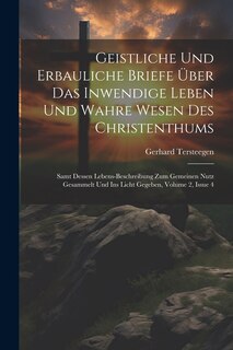 Couverture_Geistliche Und Erbauliche Briefe Über Das Inwendige Leben Und Wahre Wesen Des Christenthums