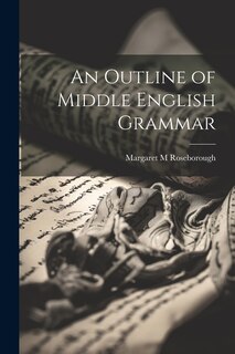 Couverture_An Outline of Middle English Grammar