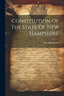 Front cover_Constitution Of The State Of New Hampshire