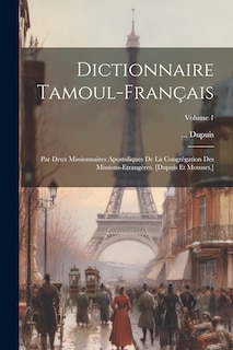 Front cover_Dictionnaire Tamoul-français