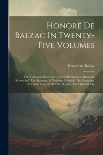 Front cover_Honoré De Balzac In Twenty-five Volumes
