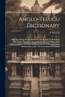 Front cover_Anglo-telugu Dictionary