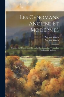 Front cover_Les Cénomans Anciens Et Modernes