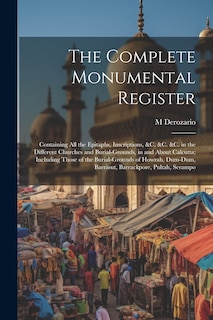 Front cover_The Complete Monumental Register
