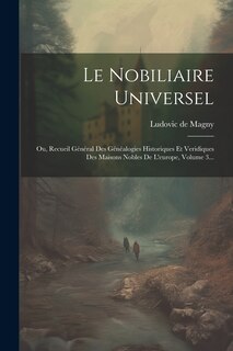 Couverture_Le Nobiliaire Universel