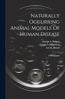 Couverture_Naturally Occurring Animal Models Of Human Disease