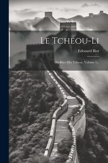 Couverture_Le Tcheou-li
