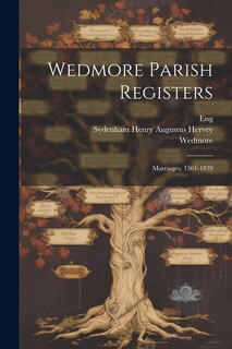Front cover_Wedmore Parish Registers