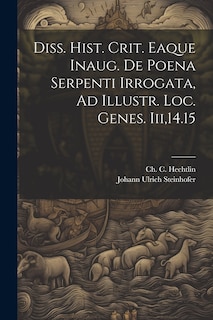 Front cover_Diss. Hist. Crit. Eaque Inaug. De Poena Serpenti Irrogata, Ad Illustr. Loc. Genes. Iii,14.15