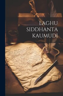 Couverture_Laghu Siddhanta Kaumudi