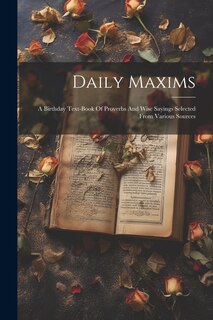 Front cover_Daily Maxims
