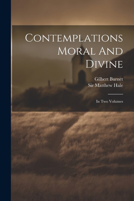 Front cover_Contemplations Moral And Divine