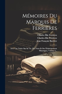 Front cover_Mémoires Du Marquis De Ferrières