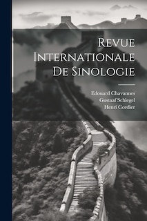 Front cover_Revue Internationale De Sinologie