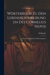 Front cover_Wörterbuch zu den Lebensbeschreibungen des Cornelius Nepos
