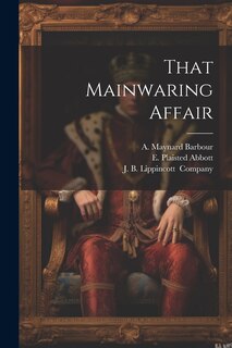 Front cover_That Mainwaring Affair