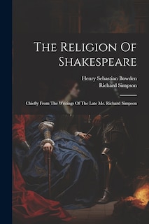 Front cover_The Religion Of Shakespeare
