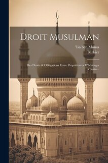 Front cover_Droit Musulman