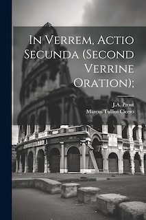 Front cover_In Verrem, Actio Secunda (Second Verrine Oration);