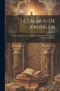 Front cover_Le Talmud De Jérusalem