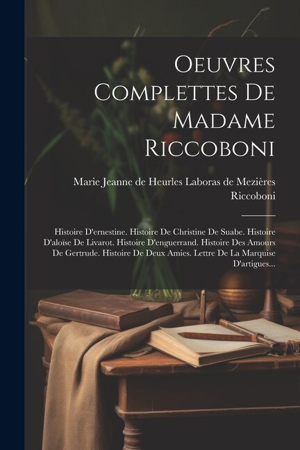 Front cover_Oeuvres Complettes De Madame Riccoboni