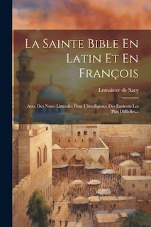 Couverture_La Sainte Bible En Latin Et En François