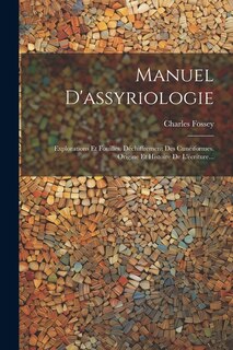 Couverture_Manuel D'assyriologie