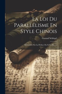 Front cover_La Loi Du Parallélisme En Style Chinois