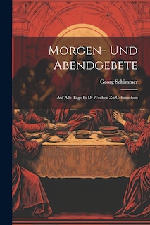 Couverture_Morgen- Und Abendgebete