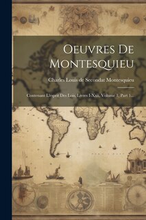 Front cover_Oeuvres De Montesquieu
