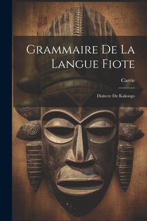 Couverture_Grammaire De La Langue Fiote