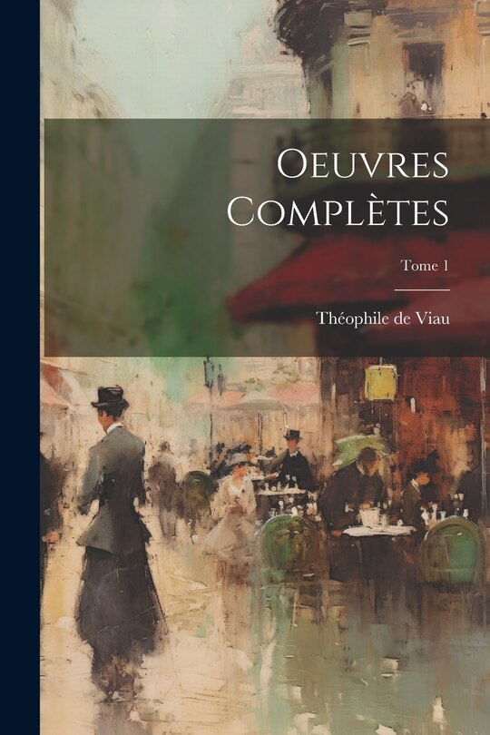 Front cover_Oeuvres complètes; Tome 1