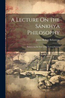 Couverture_A Lecture On the Sánkhya Philosophy