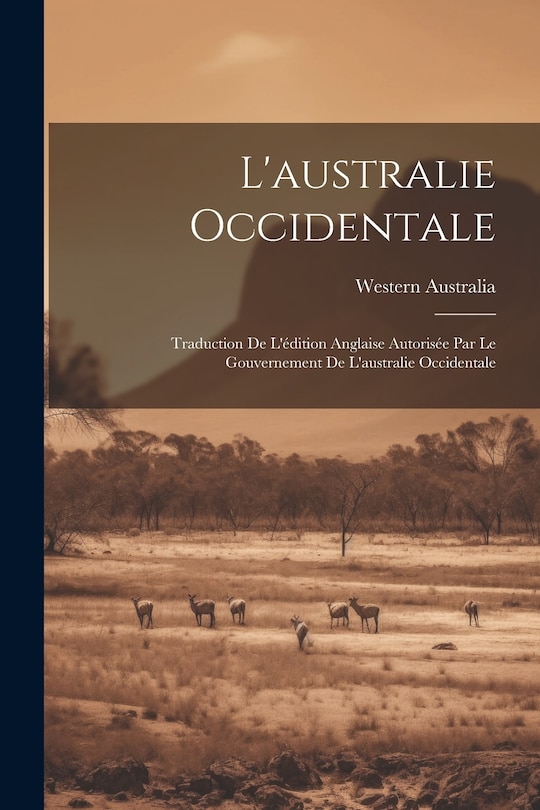 Couverture_L'australie Occidentale