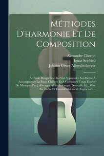Front cover_Méthodes D'harmonie Et De Composition