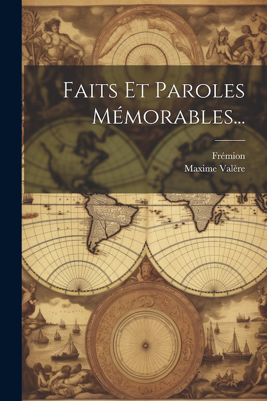Couverture_Faits Et Paroles M&eacute;morables...