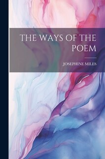 Front cover_The Ways of the Poem