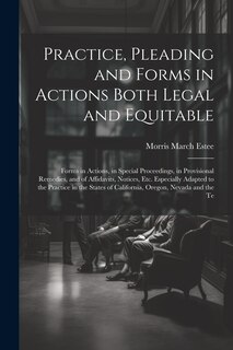 Front cover_Practice, Pleading and Forms in Actions Both Legal and Equitable