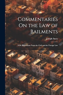 Couverture_Commentaries On the Law of Bailments