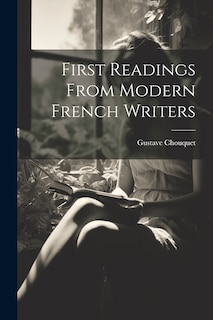 Front cover_First Readings from Modern French Writers