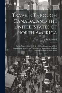 Front cover_Travels Through Canada, and the United States of North America