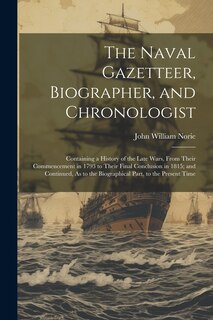 Front cover_The Naval Gazetteer, Biographer, and Chronologist